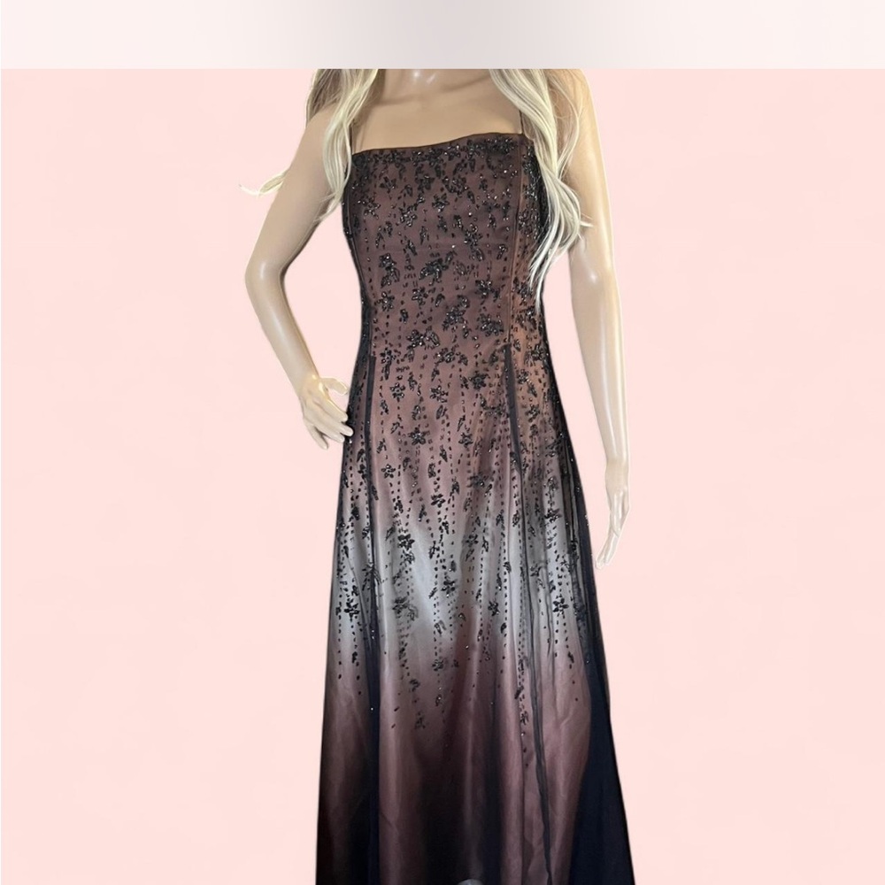 Dollcake Strapless Black and Brown Dress